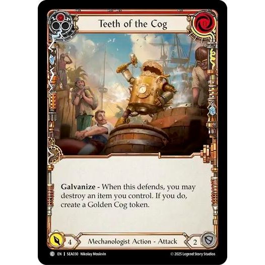 Image for Teeth of the Cog (Red) (SEA030) - Flesh and Blood TCG