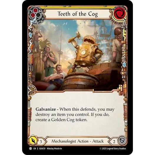 Image for Teeth of the Cog (Yellow) (SEA031) - Flesh and Blood TCG