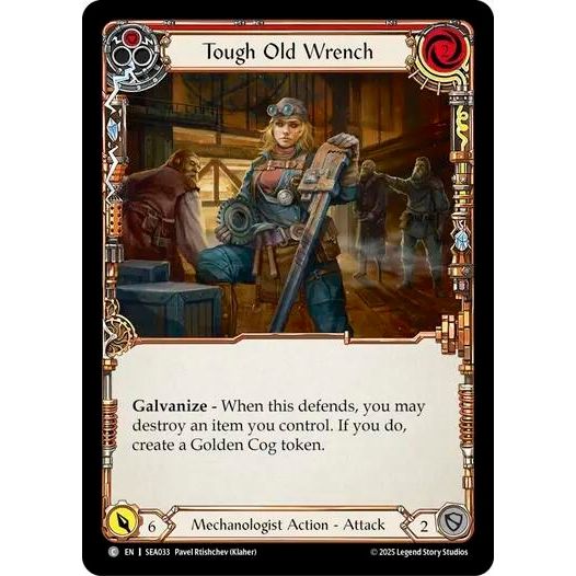 Image for Tough Old Wrench (Red) (SEA033) - Flesh and Blood TCG