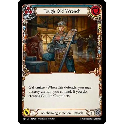 Image for Tough Old Wrench (Blue) (SEA035) - Flesh and Blood TCG