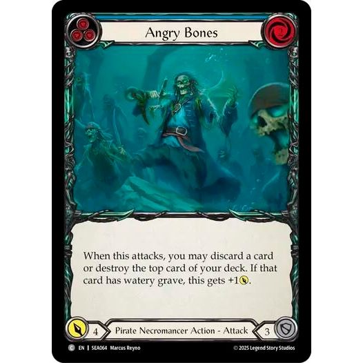 Image for Angry Bones (Blue) (SEA064) - Flesh and Blood TCG