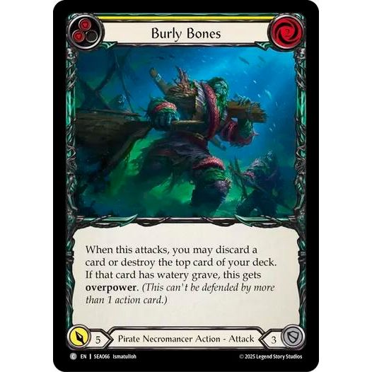 Image for Burly Bones (Yellow) (SEA066) - Flesh and Blood TCG
