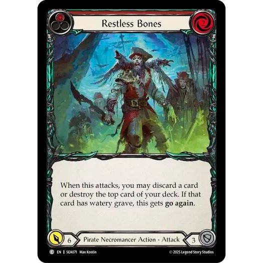 Image for Restless Bones (Red) (SEA071) - Flesh and Blood TCG