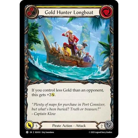 Image for Gold Hunter Longboat (SEA163) - Flesh and Blood TCG