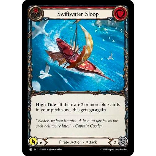 Image for Swiftwater Sloop (Red) (SEA166) - Flesh and Blood TCG