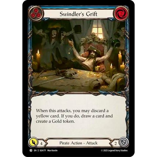Image for Swindler's Grift (Blue) (SEA171) - Flesh and Blood TCG
