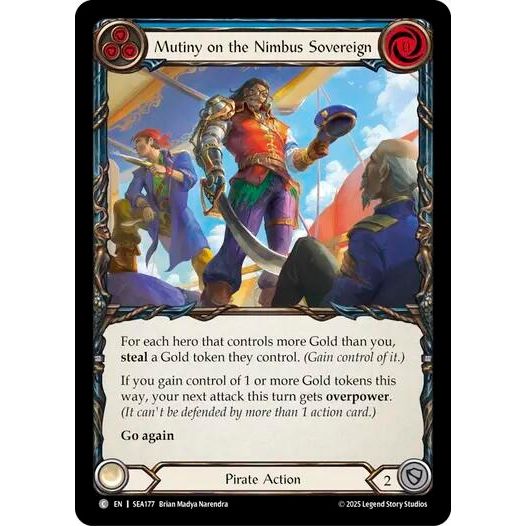 Image for Mutiny on the Nimbus Sovereign (SEA177) - Flesh and Blood TCG