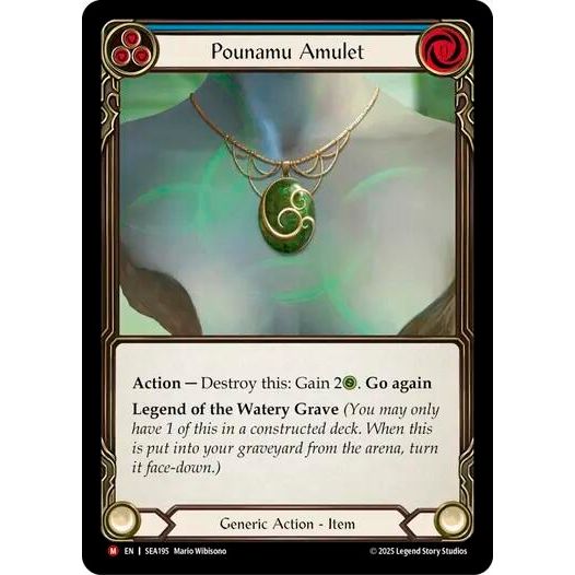 Image for Pounamu Amulet (SEA195) - Flesh and Blood TCG