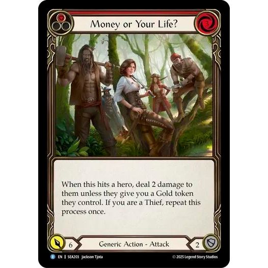 Image for Money or Your Life? (Red) (SEA203) - Flesh and Blood TCG