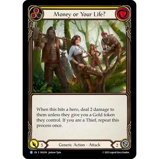 Image for Money or Your Life? (Yellow) (SEA204) - Flesh and Blood TCG