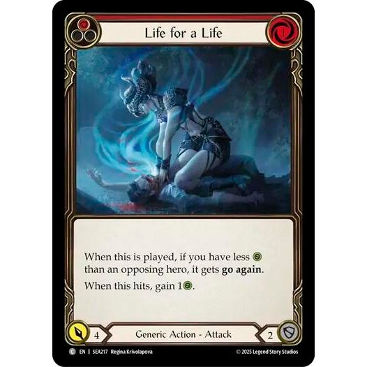 Image for Life for a Life (Red) (SEA217) - Flesh and Blood TCG