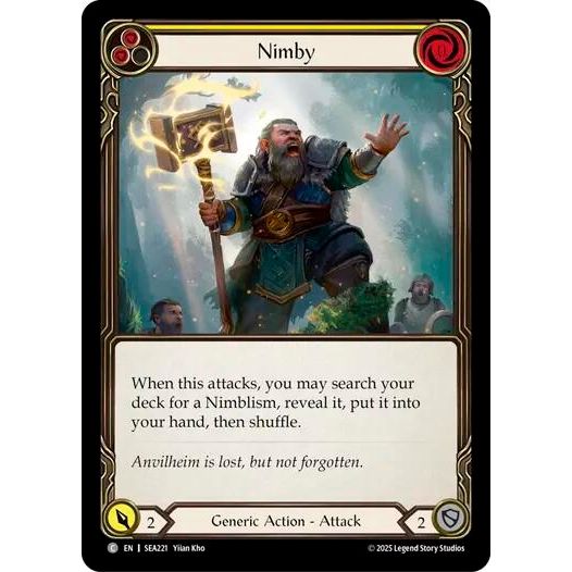 Image for Nimby (Yellow) (SEA221) - Flesh and Blood TCG