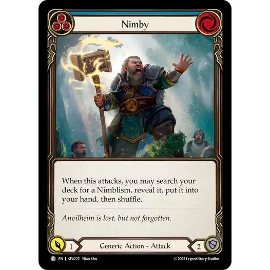 Image for Nimby (Blue) (SEA222) - Flesh and Blood TCG