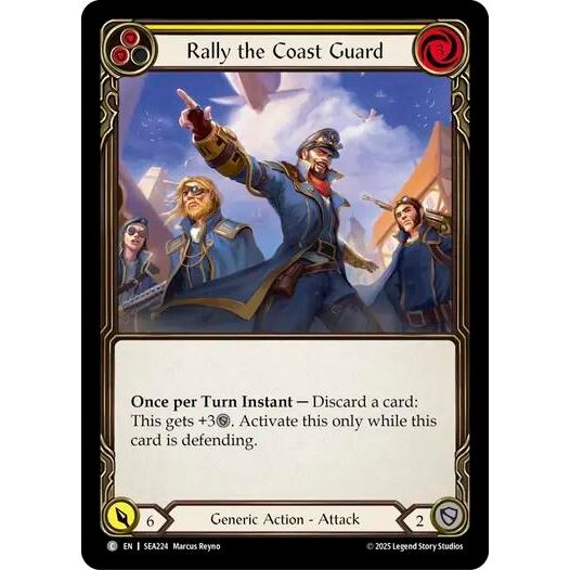 Image for Rally the Coast Guard (Yellow) (SEA224) - Flesh and Blood TCG