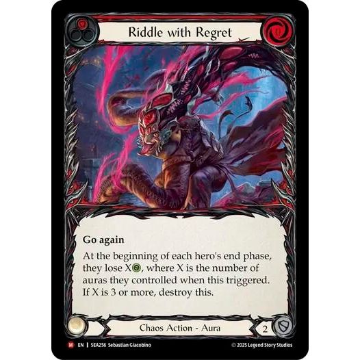Image for Riddle with Regret (SEA256) - Flesh and Blood TCG