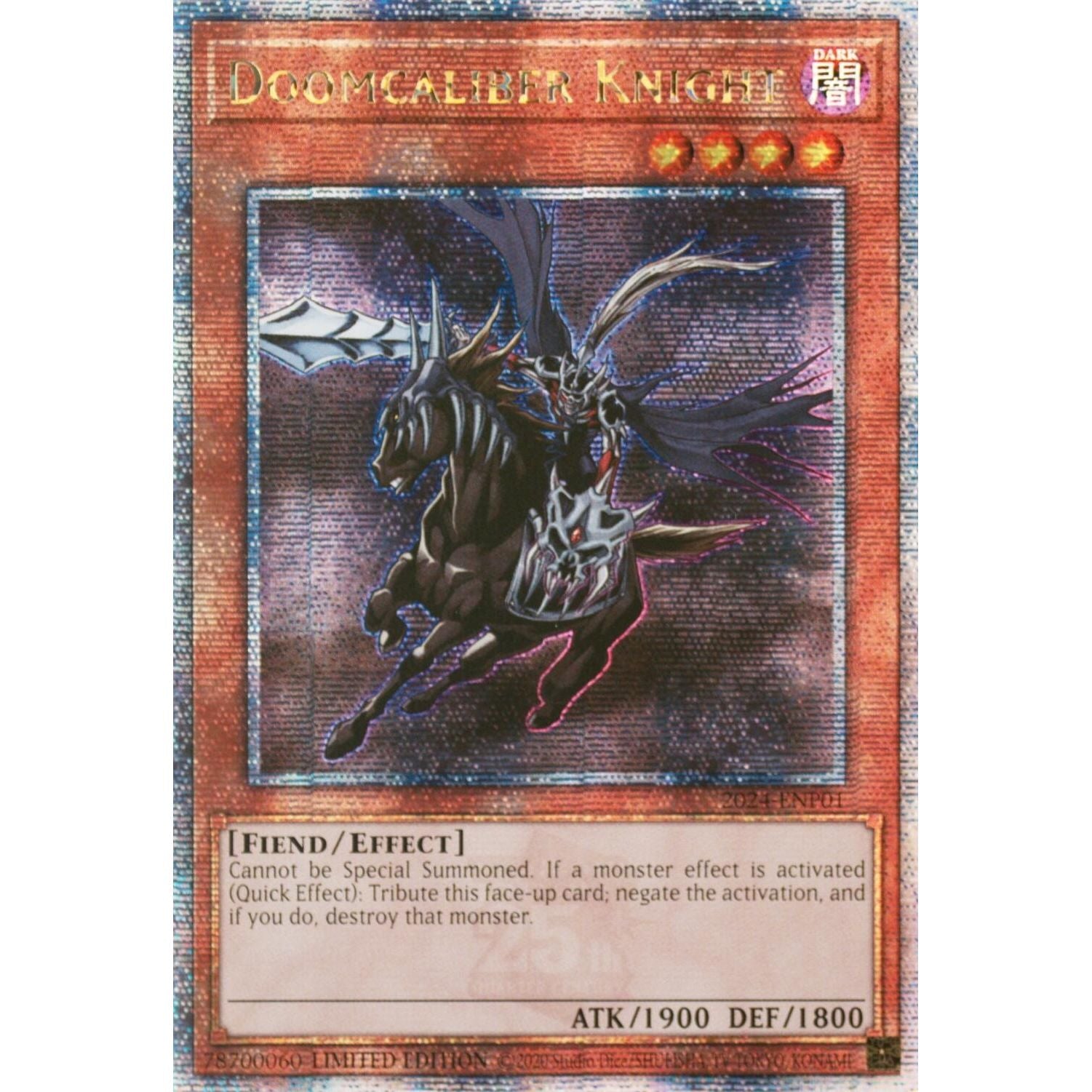 Image for Doomcaliber Knight (2024-ENP01) - YuGiOh