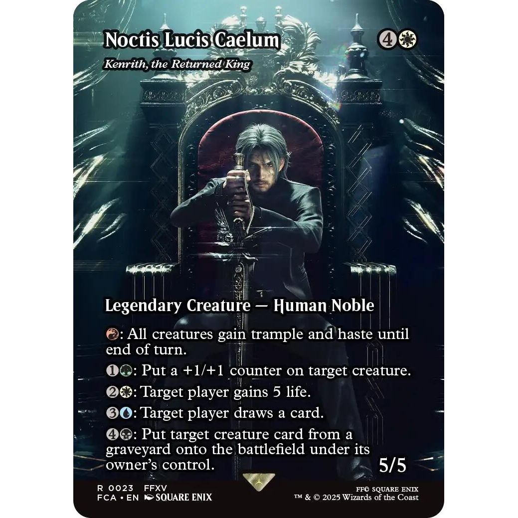 Image for Noctis Lucis Caelum - Kenrith, the Returned King (Showcase) (23) (FCA) - Magic: The Gathering