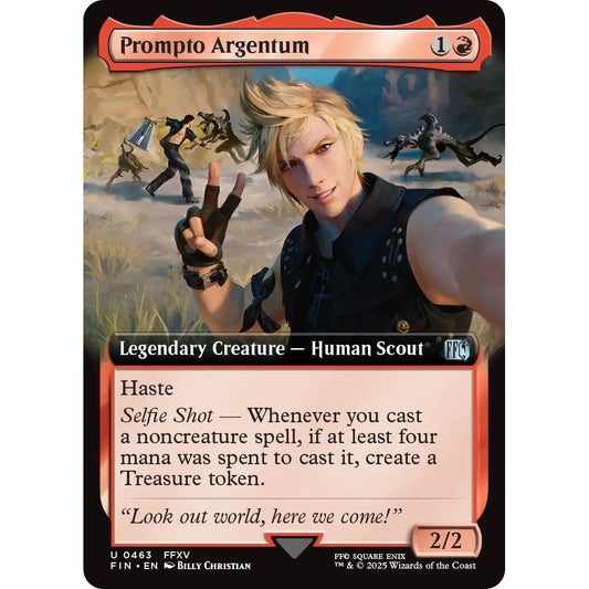 Image for Prompto Argentum (Extended Art) (463) (FIN) - Magic: The Gathering