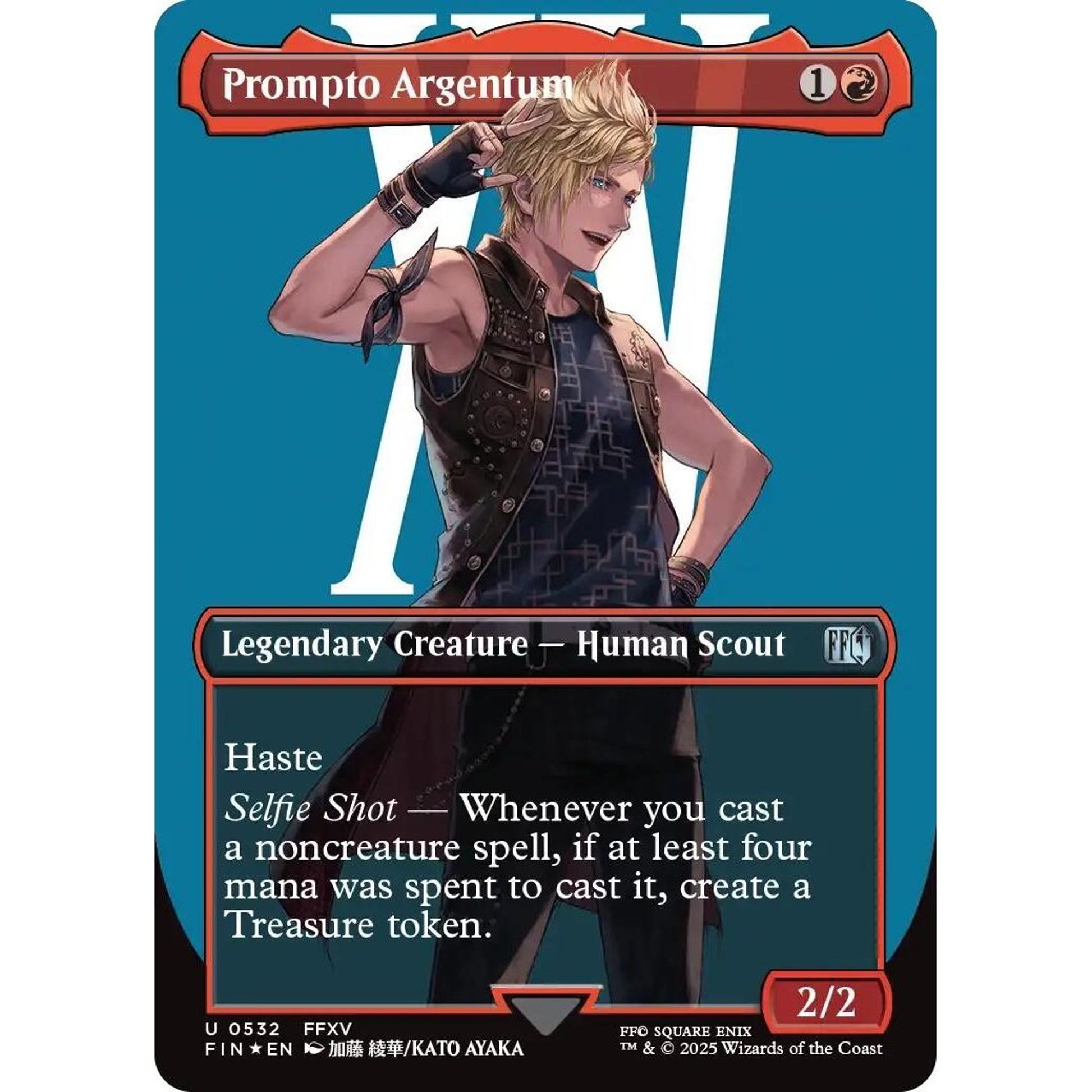 Image for Prompto Argentum (Borderless) (Surge Foil) (532) (FIN) - Magic: The Gathering