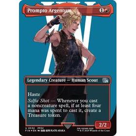 Prompto Argentum (Borderless) (Surge Foil) - Final Fantasy TCG (782)