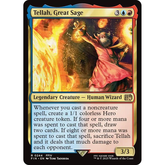 Image for Tellah, Great Sage (244) (FIN) - Magic: The Gathering