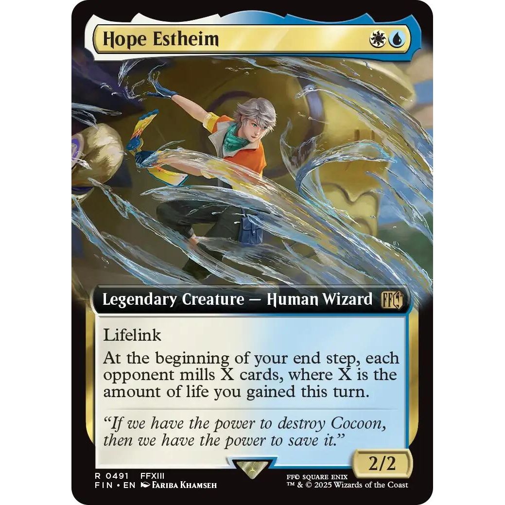 Image for Hope Estheim (Extended Art) (491) (FIN) - Magic: The Gathering