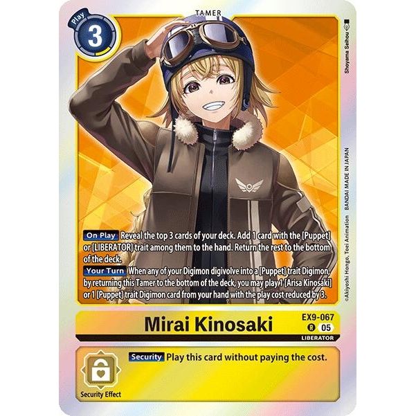 Image for Mirai Kinosaki (EX9-067 R) (EX09) - Digimon Card Game