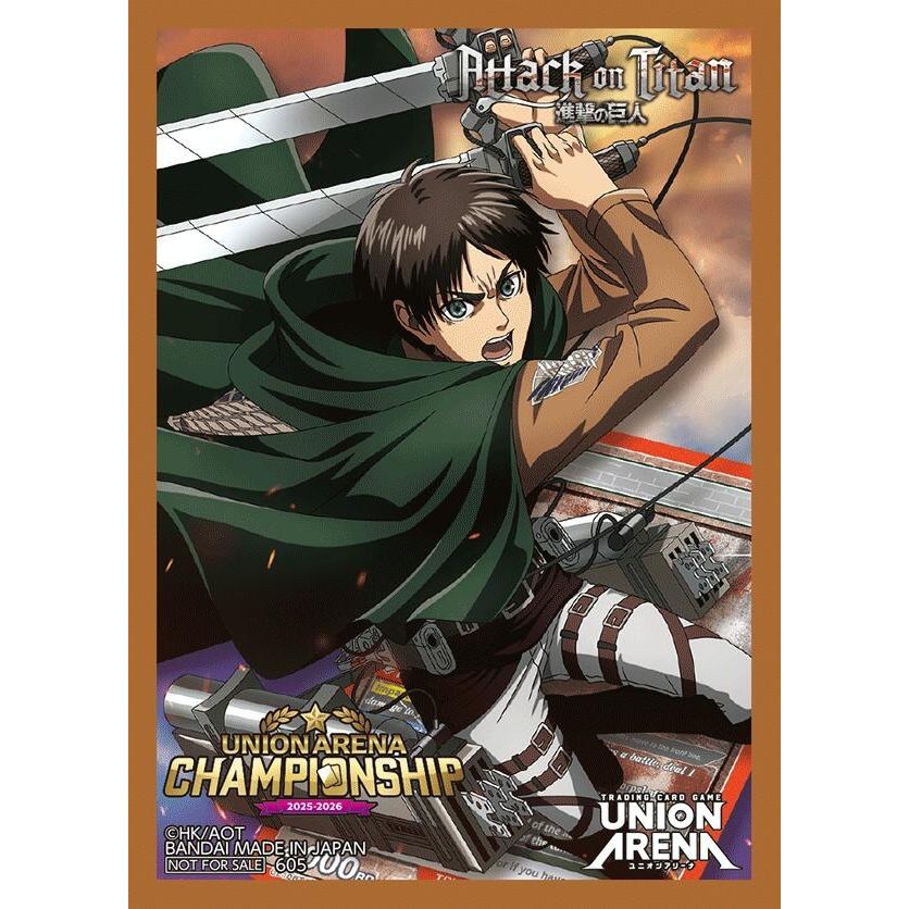 Image for Union Arena Regionals 25-26 AP Card Sleeves - Attack on Titan (3-Pack) - Card Sleeves