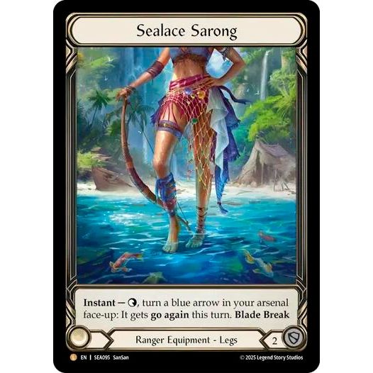 Image for Sealace Sarong (Treasure) (SEA095) - Flesh and Blood TCG