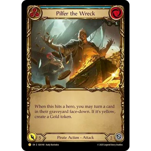 Image for Pilfer the Wreck (Blue) (Treasure) (SEA140) - Flesh and Blood TCG