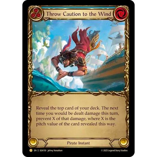 Image for Throw Caution to the Wind (Treasure) (SEA150) - Flesh and Blood TCG