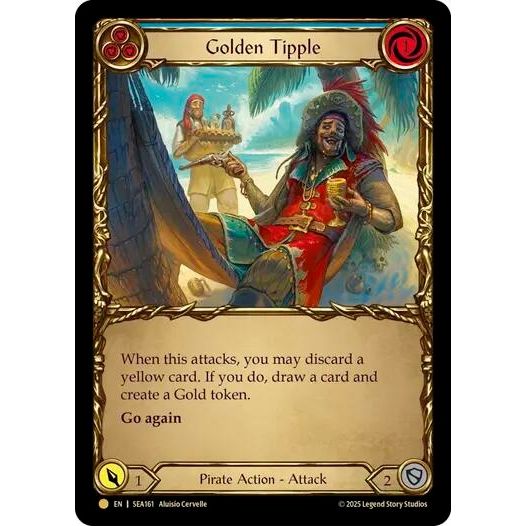 Image for Golden Tipple (Blue) (Treasure) (SEA161) - Flesh and Blood TCG
