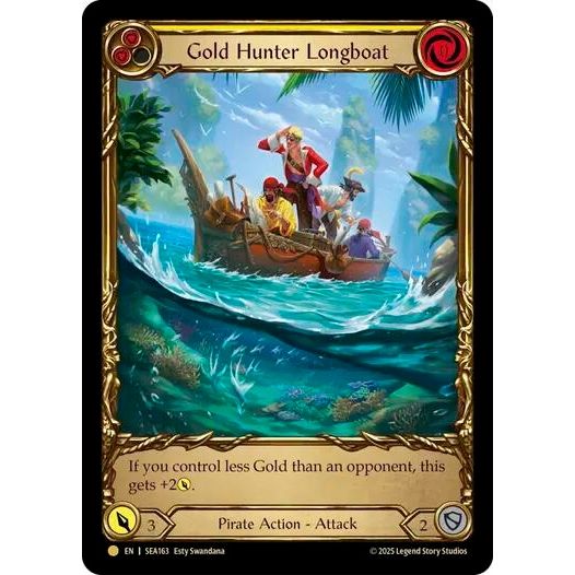 Image for Gold Hunter Longboat (Treasure) (SEA163) - Flesh and Blood TCG