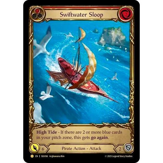 Image for Swiftwater Sloop (Red) (Treasure) (SEA166) - Flesh and Blood TCG
