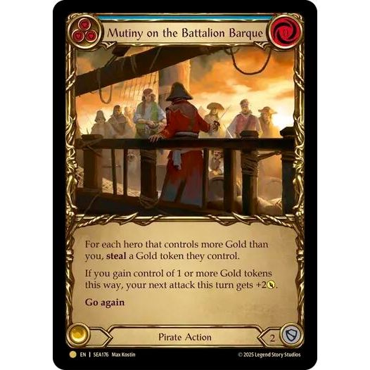 Image for Mutiny on the Battalion Barque (Treasure) (SEA176) - Flesh and Blood TCG