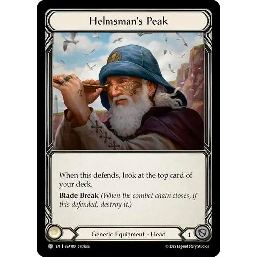 Image for Helmsman's Peak (Treasure) (SEA180) - Flesh and Blood TCG