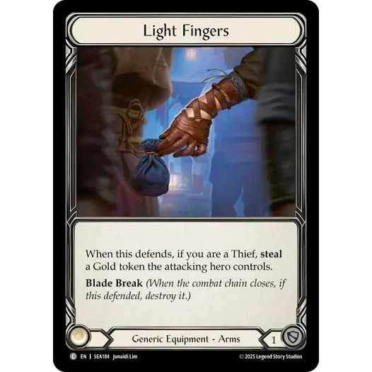 Image for Light Fingers (Treasure) (SEA184) - Flesh and Blood TCG