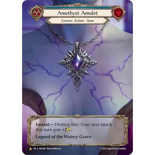 Image for Amethyst Amulet (Treasure) (SEA189) - Flesh and Blood TCG