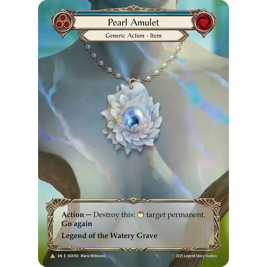 Image for Pearl Amulet (Treasure) (SEA193) - Flesh and Blood TCG