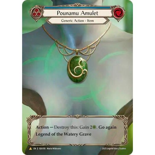 Image for Pounamu Amulet (Treasure) (SEA195) - Flesh and Blood TCG