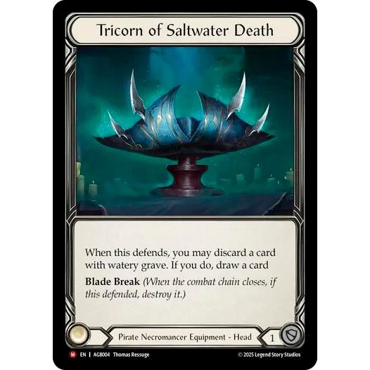 Image for Tricorn of Saltwater Death (AGB004) - Flesh and Blood TCG