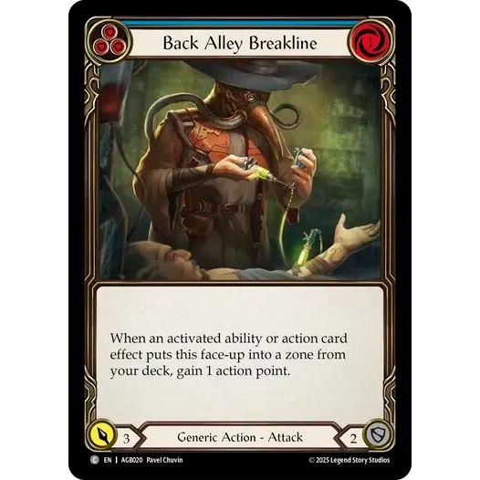 Image for Back Alley Breakline (Blue) (AGB020) - Flesh and Blood TCG
