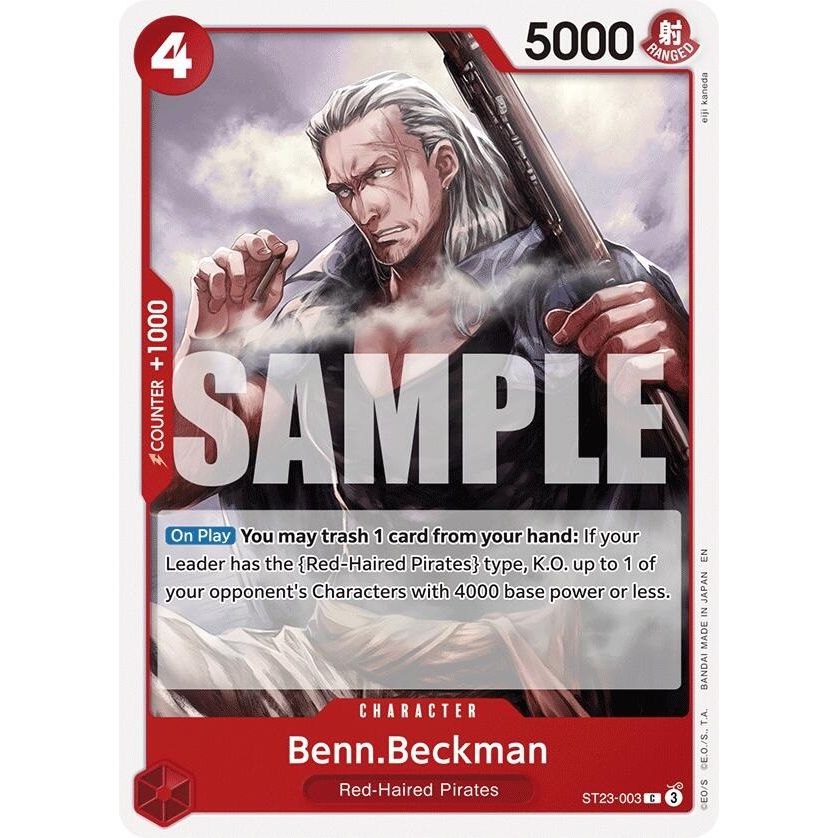 Image for Benn.Beckman (ST23-003) (ST-23) - One Piece Card Game