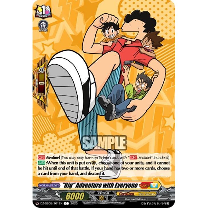 Image for "Big" Adventure with Everyone (DZ-SS05/101EN) (DZ-SS05) - Cardfight Vanguard