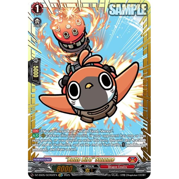 Image for "Butto Bird" Suzume (GCR) (DZ-SS05/GCR02EN) (DZ-SS05) - Cardfight Vanguard