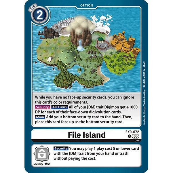 Image for File Island (EX9-072 U) (EX09) - Digimon Card Game