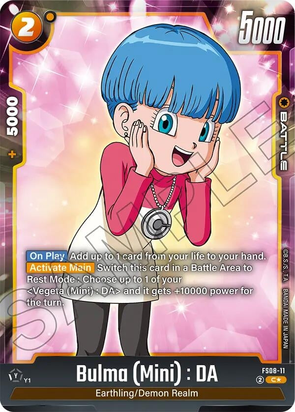 Image for Bulma (Mini) : DA (Bonus Pack Alternate Art) (FS08-11) (FS08) - Dragon Ball Super: Fusion World
