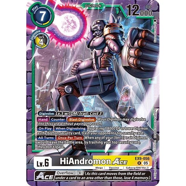 Image for HiAndromon ACE (EX9-056 R) (EX09) - Digimon Card Game
