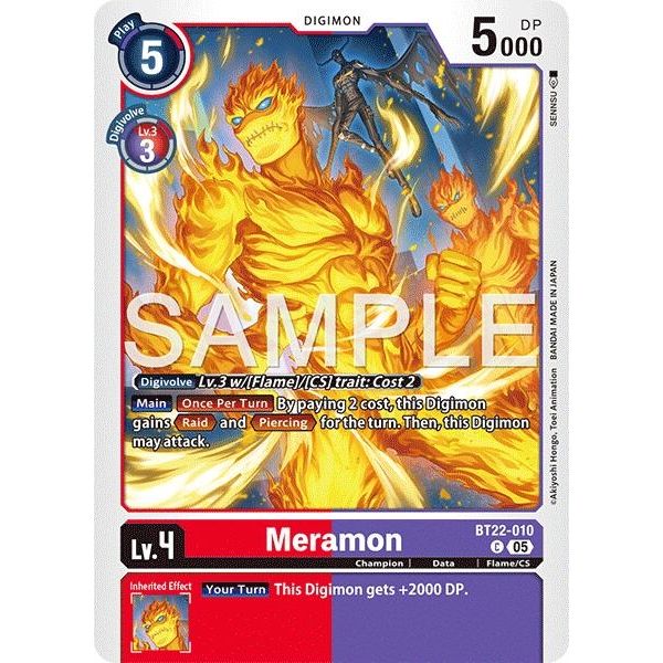 Image for Meramon (BT22-010 C) (BT22) - Digimon Card Game
