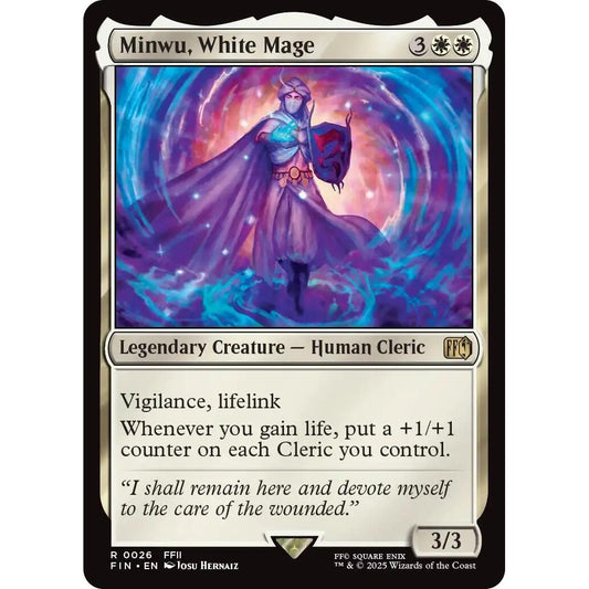 Image for Minwu, White Mage (26) (FIN) - Magic: The Gathering